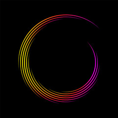 Abstract spiral circle background design 