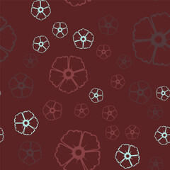 Nature Isolated  Background. Flowers Fabric