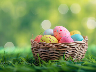 A picture with the theme of the Easter holiday
