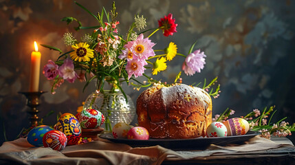 A festive Easter table