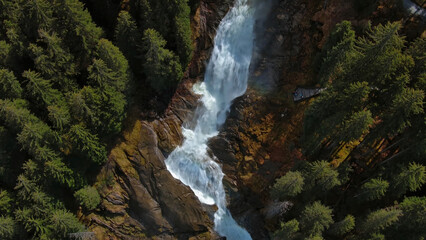 Krimml Waterfalls in Austrian Alps - 759720156
