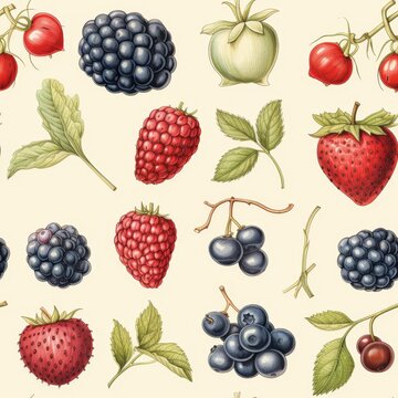 Exquisite watercolor berry vector set with hand drawn paintings for design projects and crafts