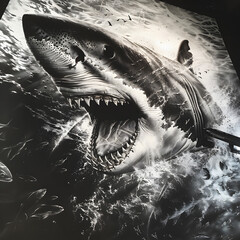 Artwork of a Shark Generative AI
