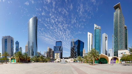 Fototapeta na wymiar Doha skyline