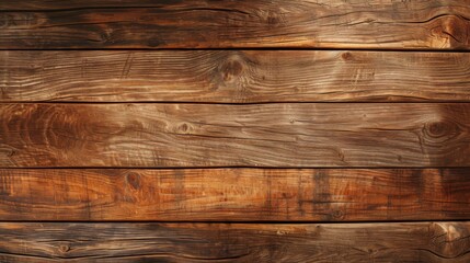 Fototapeta premium Vintage wooden planks with rich dark brown color and natural patterns showcasing warmth and history