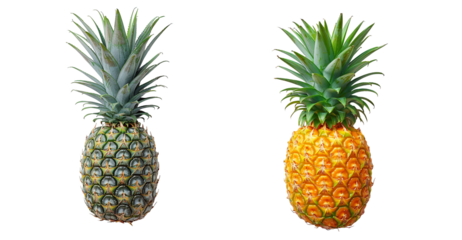 Pineapple on png background. Fruit template on transparent background png.