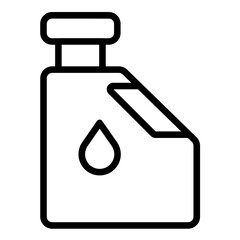 Vector Design Brake Fluid Reservoir Icon Style