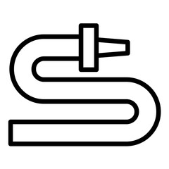 Vector Design Fluid Hose Icon Style
