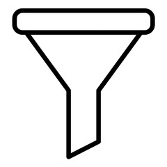 Vector Design Fluid Funnel Icon Style