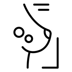 Vector Design Mammogram Icon Style