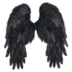 Black wings. Ai generated image - 759745321