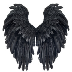 Black wings. Ai generated image - 759745563