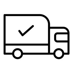 Vector Design Package Pickup Icon Style