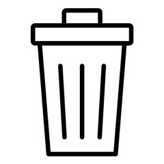 Vector Design Trash Disposal Icon Style