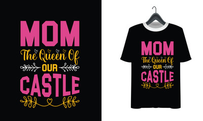 Vector best mom ever. mothers day t shirt design