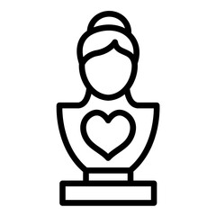 Vector Design Wellness Sculpture Icon Style