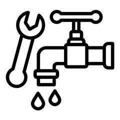 Vector Design Plumbing Icon Style