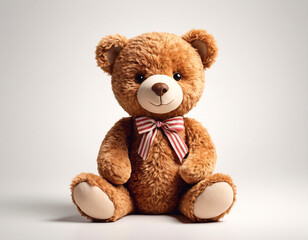 Obraz premium Cute teddy bear. Soft plush toy