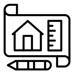 Vector Design Architect Icon Style