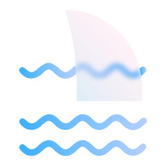 Waves Glassmorphism UI Icon Sign and Symbol Design Illustrator Png Svg	