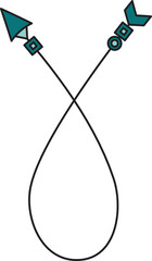 Arrow Bow Illustration
