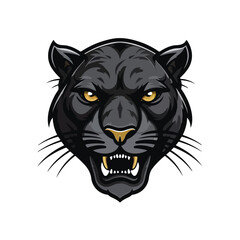 Panther vector logo. flat vector illustration isloa