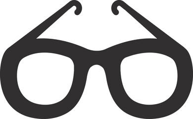 Glasses black icon. Sunglasses symbol. Optic sign