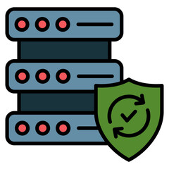 Data Integrity Icon Element For Design