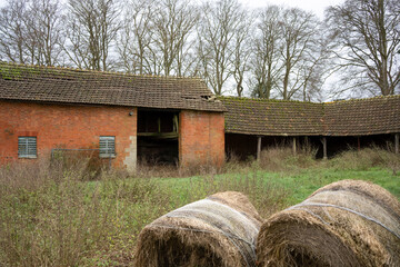 derelict and abandoned farm buildings