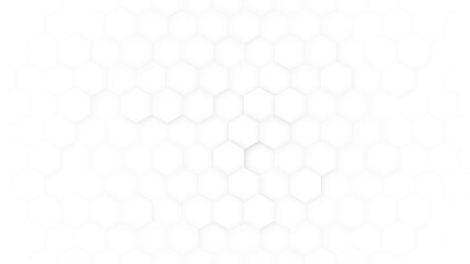 Abstract hexagonal background 3d illustration