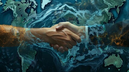 Global Partnership A Handshake Across the World's Waterways