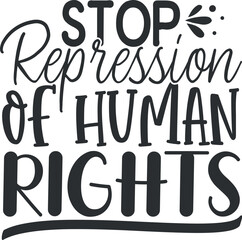 stop repression of human rights