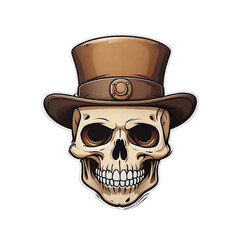 Skull Sticker