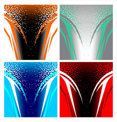 template racing vector texture