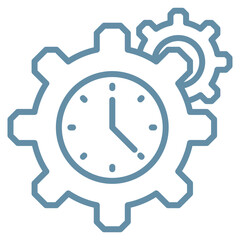 Time Management Icon Element For Design