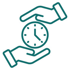 Save Time Icon Element For Design