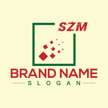 Letter SZM logo design template for your company