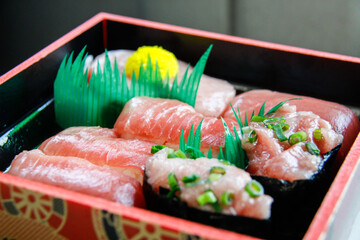A Symphony of Flavors: Artful Sushi Arrangement