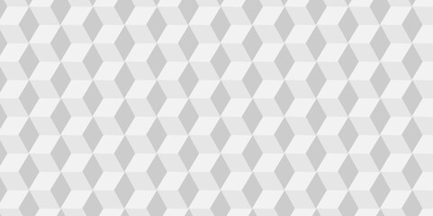 Abstract cubes geometric tile and mosaic wall or grid backdrop hexagon technology wallpaper background. white and gray geometric block cube structure backdrop grid triangle texture vintage design.