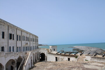 Slavery castle in Cape coast, Ghana