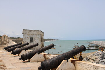 Slavery castle in Cape Coast, Ghana