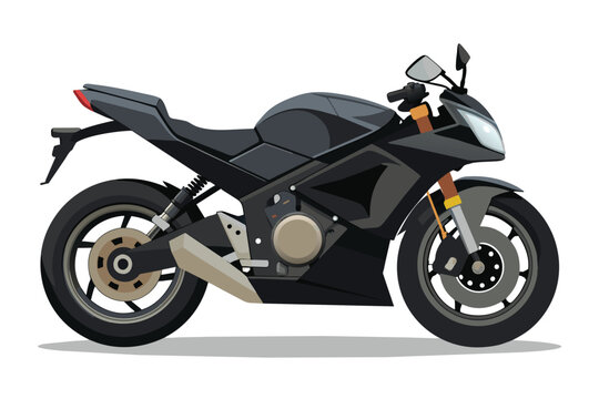 Thunderstride motorcycle vector illustration artwork