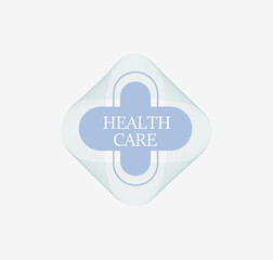 sign, element or logo for organizations related to health protection, health care