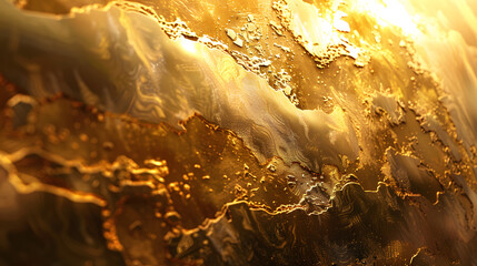 Gold texture background, abstract liquid gold background - obrazy, fototapety, plakaty