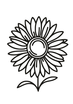 Sunflower SVG, Sunflower Cricut, Sunflower Clipart, Sunflower Cut File, Cricut SVG Files, Sunflower Silhouette, Flower Svg, Vector, Png