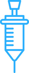 Syringe Line Icon