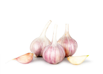 Garlic isolated on a white background