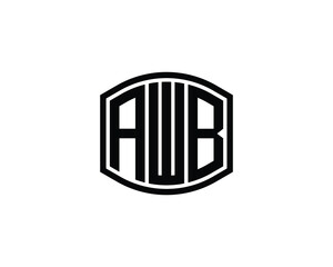 AWB Logo design vector template