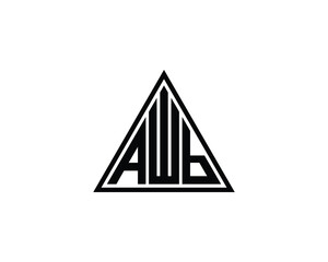 AWB Logo design vector template