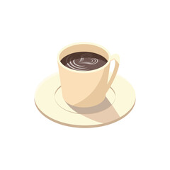 アイソメトリックのイラスト_コーヒーバリエーション